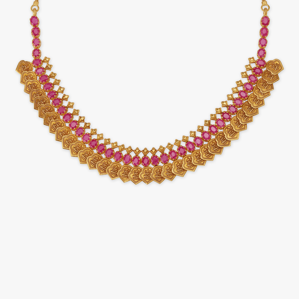Royal Gold Coin Necklace,,hi-res image number null