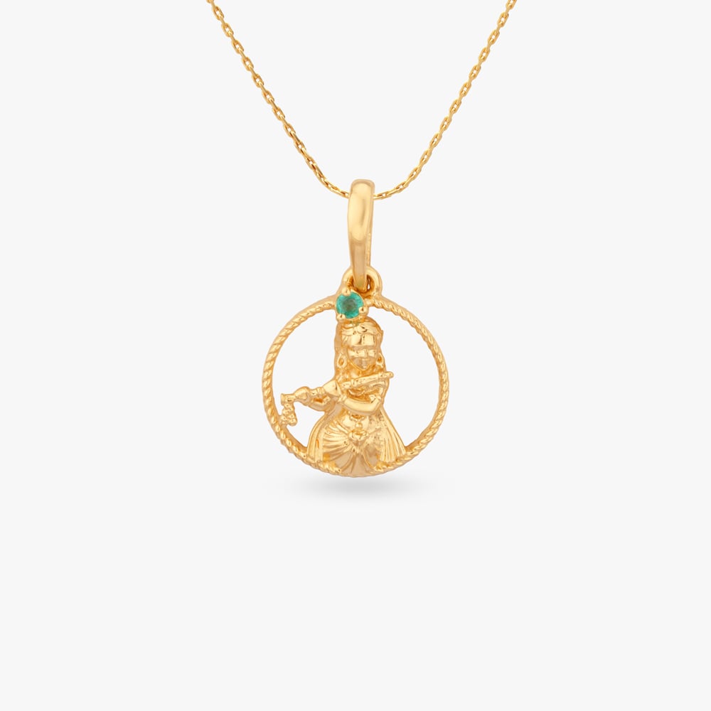 

Shri Krishna Gold Pendant