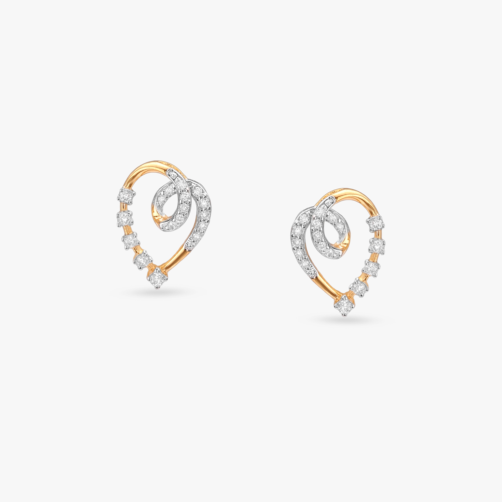 Spiralled Spark Diamond Pendant and Earrings Set,,hi-res image number null
