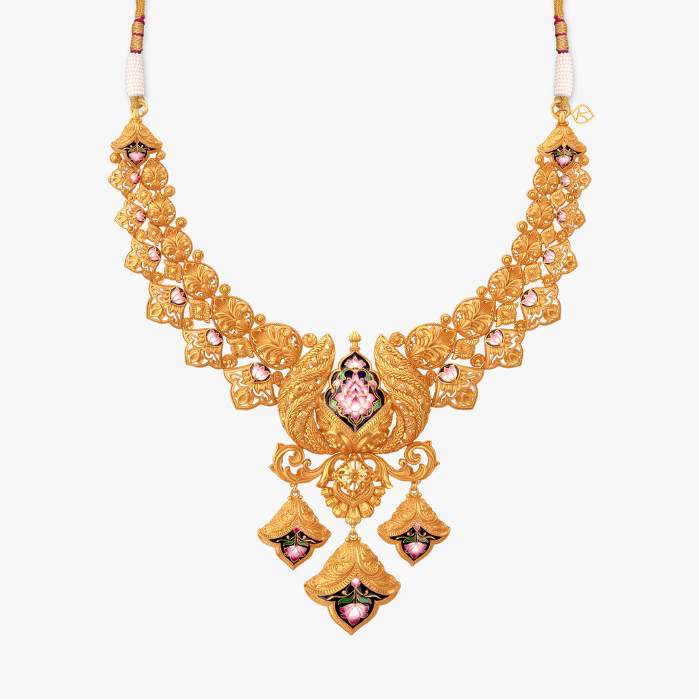 Luminous Wonder Gold Necklace Set,,hi-res image number null