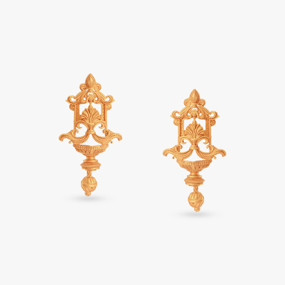 Flames of Progress Gold Necklace set,,hi-res image number null