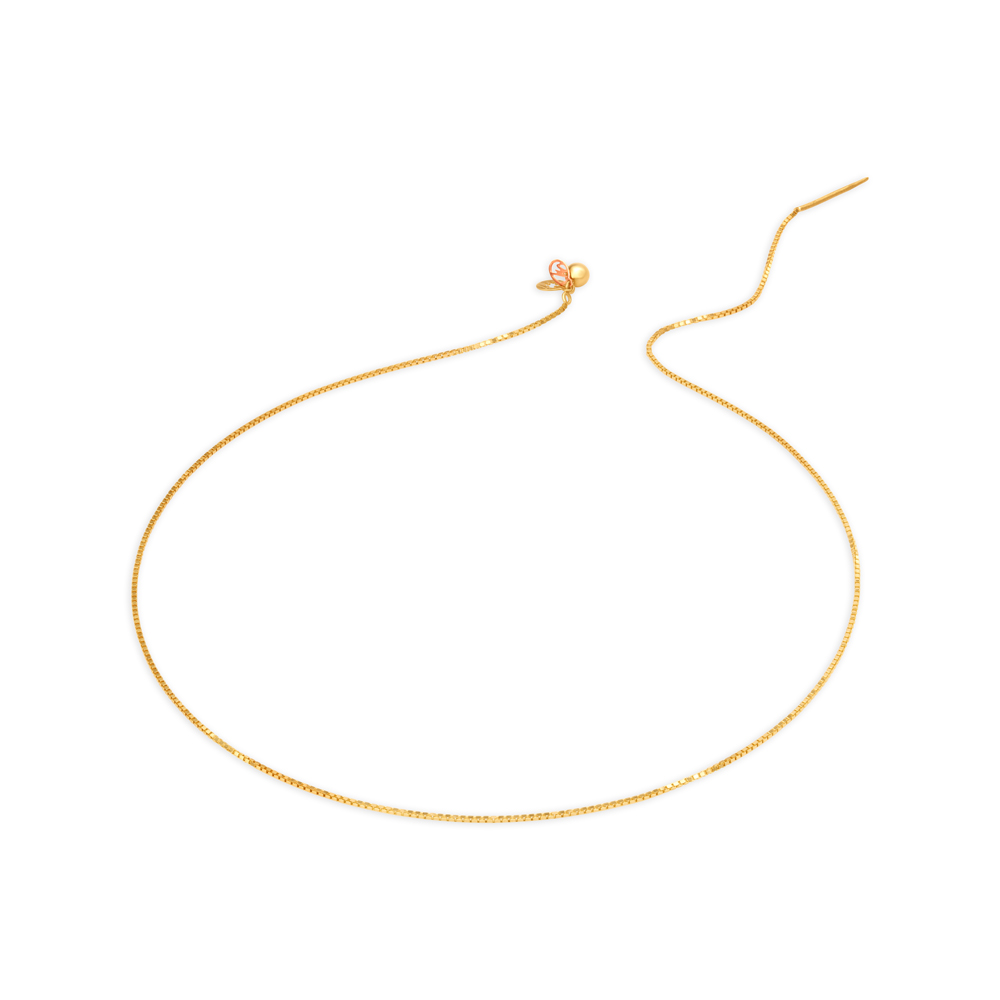 18KT Yellow-White Gold Link Chain,,hi-res image number null