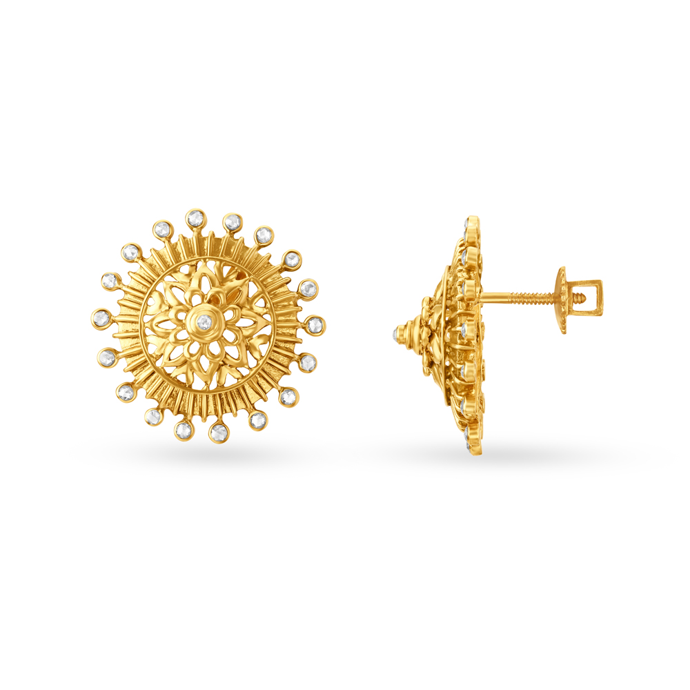 Exquisite Pendant and Earrings Set with uncut diamonds,,hi-res image number null
