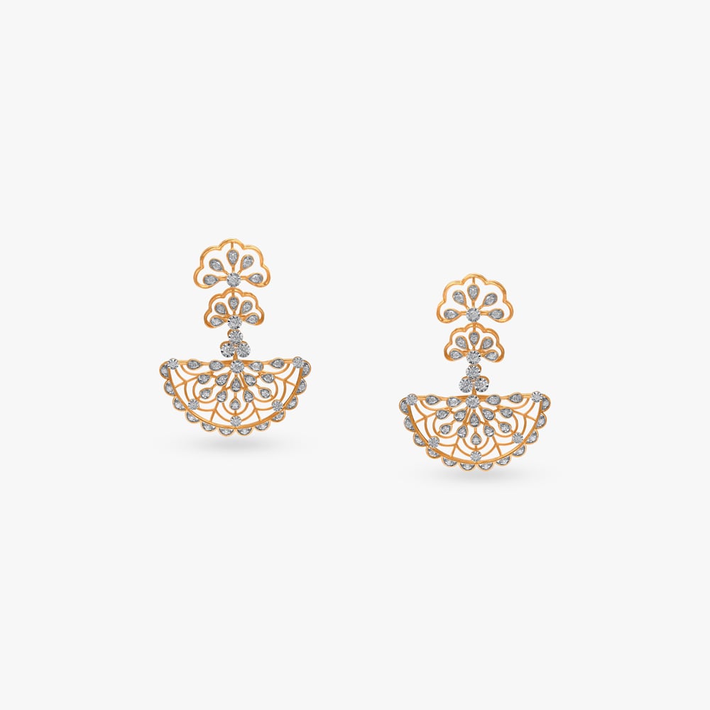 Scallop Tide Diamond Necklace Set,,hi-res image number null