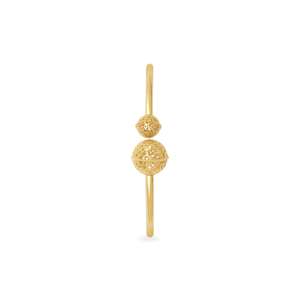 14KT Yellow Gold Sun And Moon Bangle,,hi-res image number null