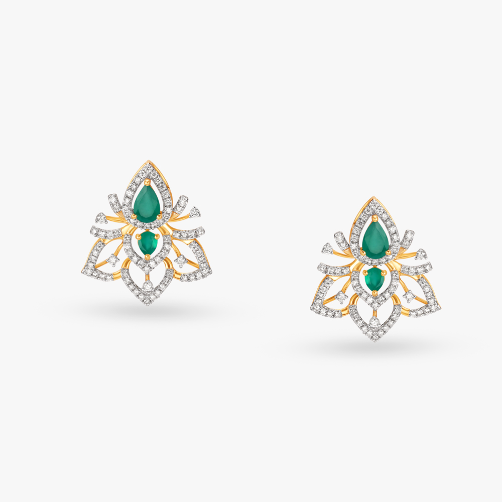 Enchanted Garden Natural diamond Necklace Set,,hi-res image number null