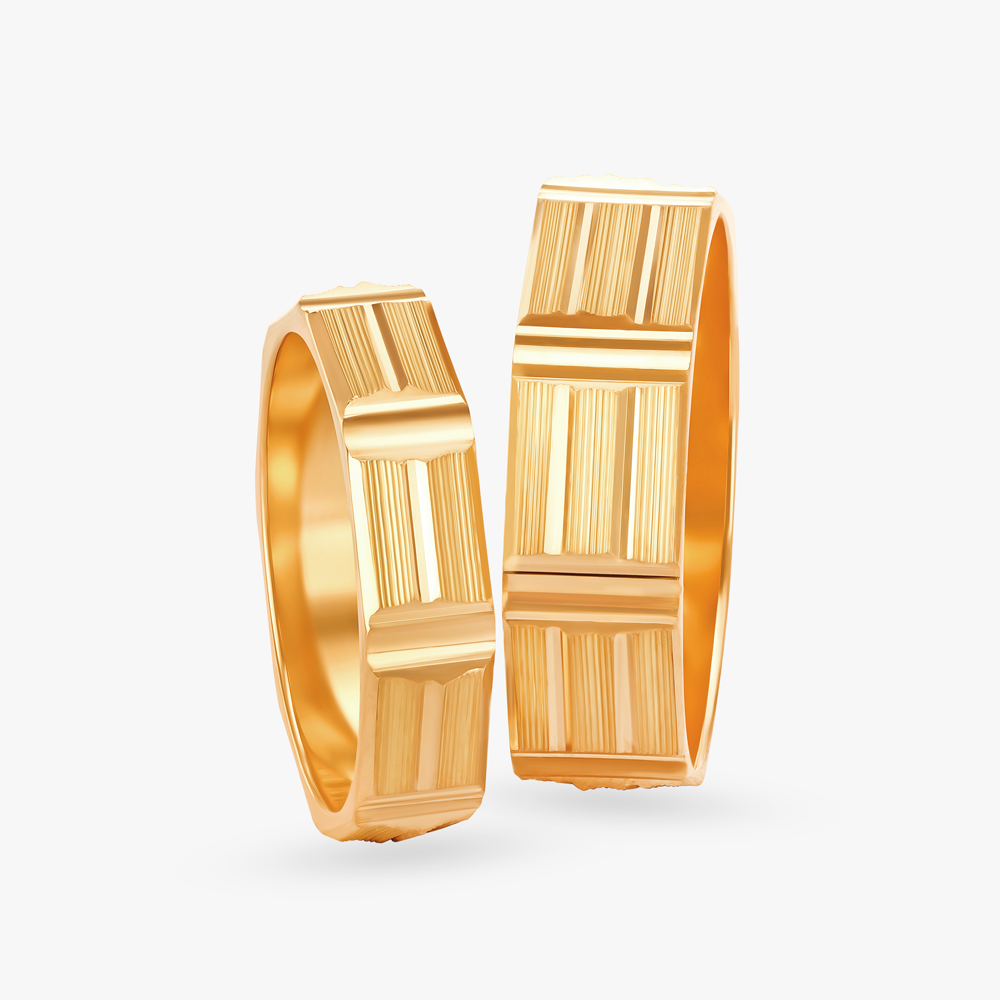 Bonfire Hearts Couple Rings,,hi-res image number null