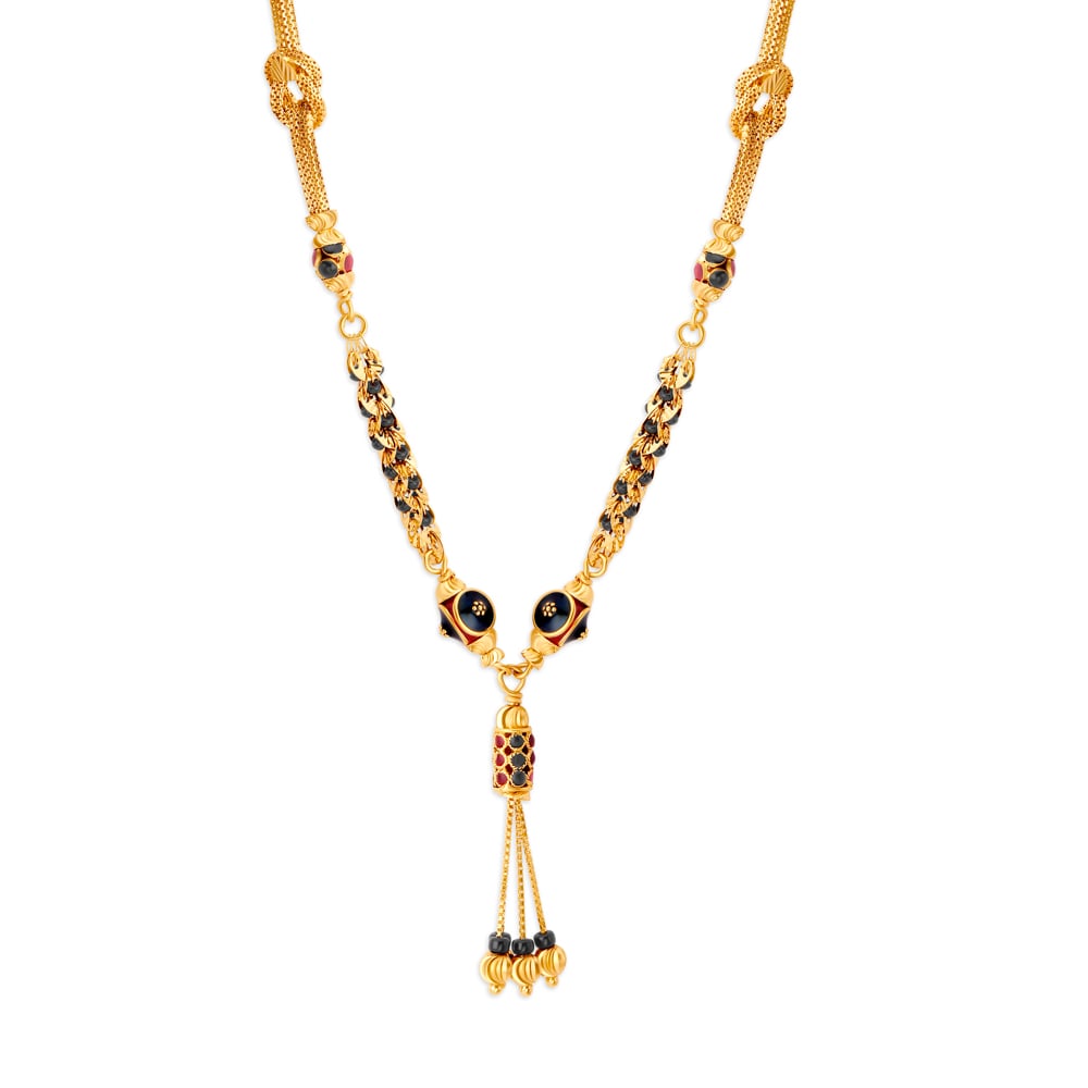 

Eccentric Knot Mangalsutra