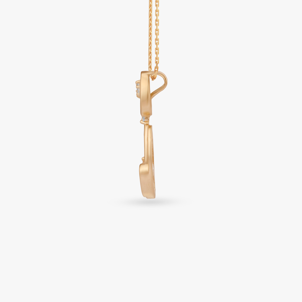 Layered Loop Gold Pendant,,hi-res image number null