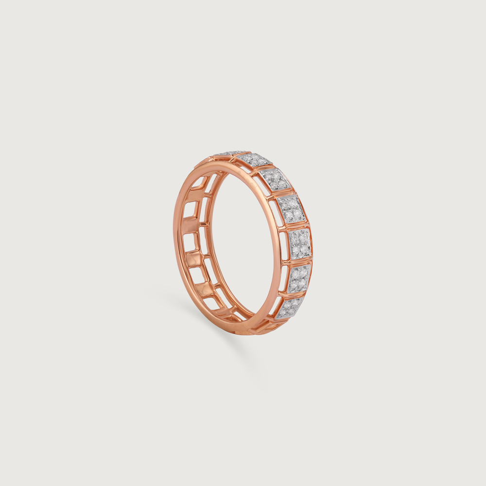 Cubic Splendour Gold & Diamond Finger Ring,,hi-res image number null