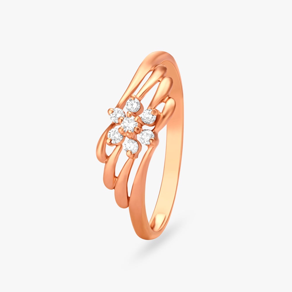Springtide Flower Diamond Ring,,hi-res image number null