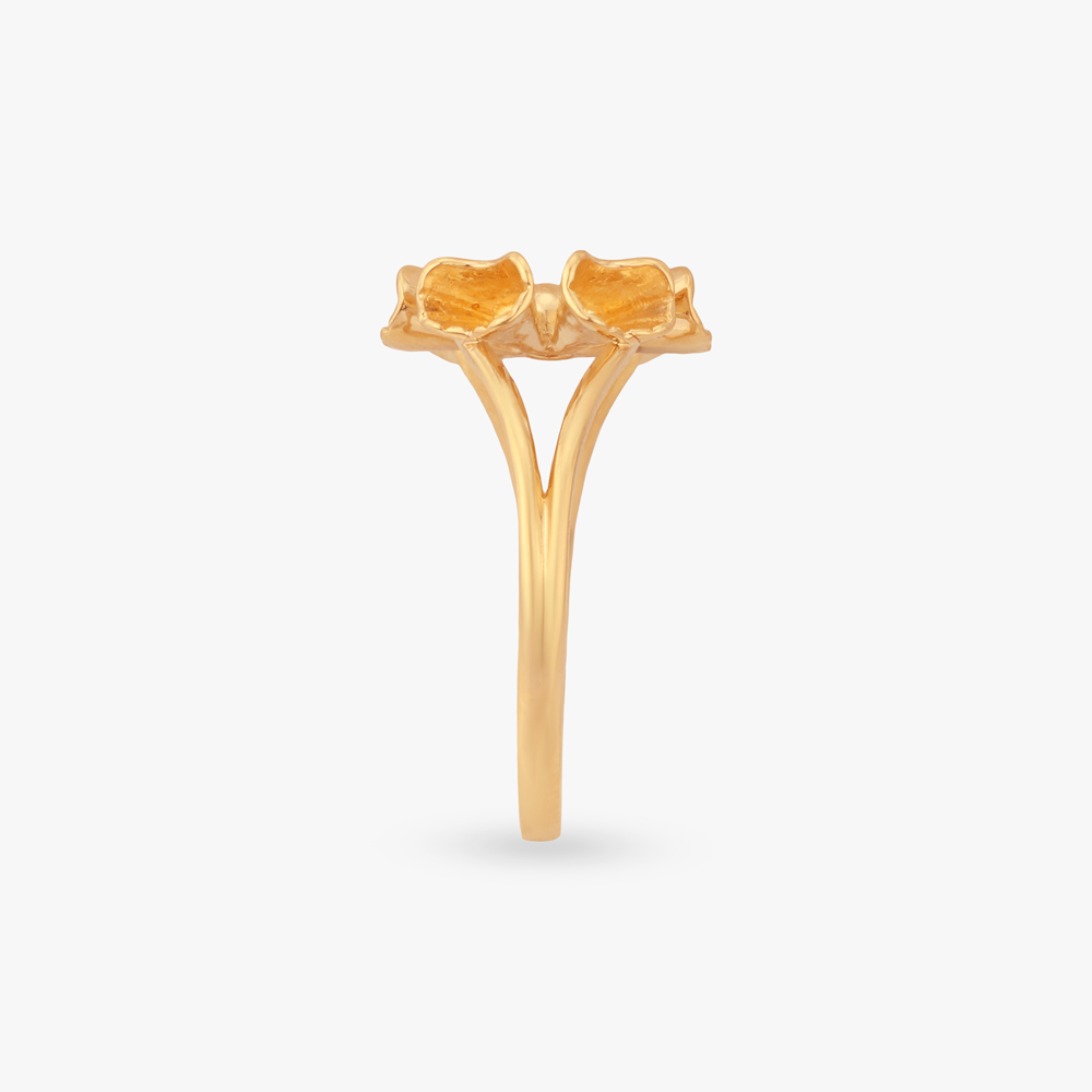 Blossom Crown Gold Ring,,hi-res image number null