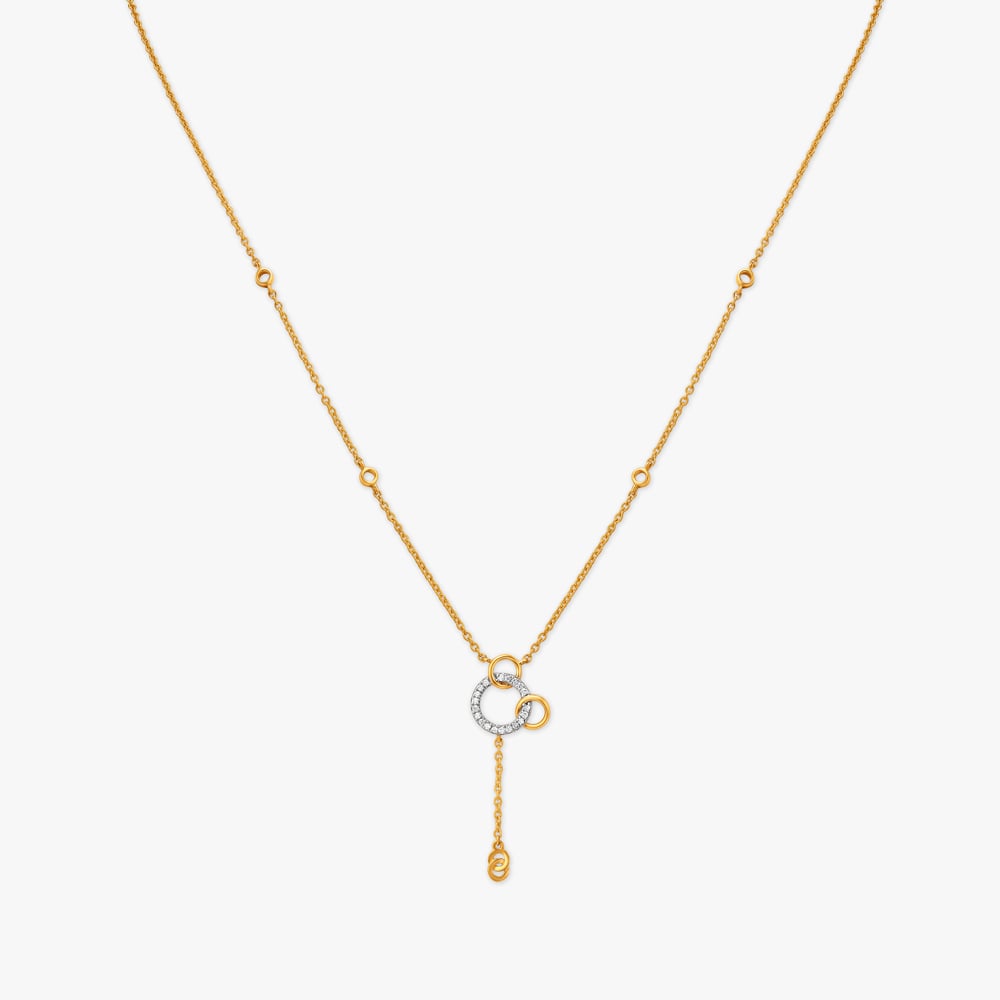 Connected Circles Pendant with Chain for Kids,,hi-res image number null