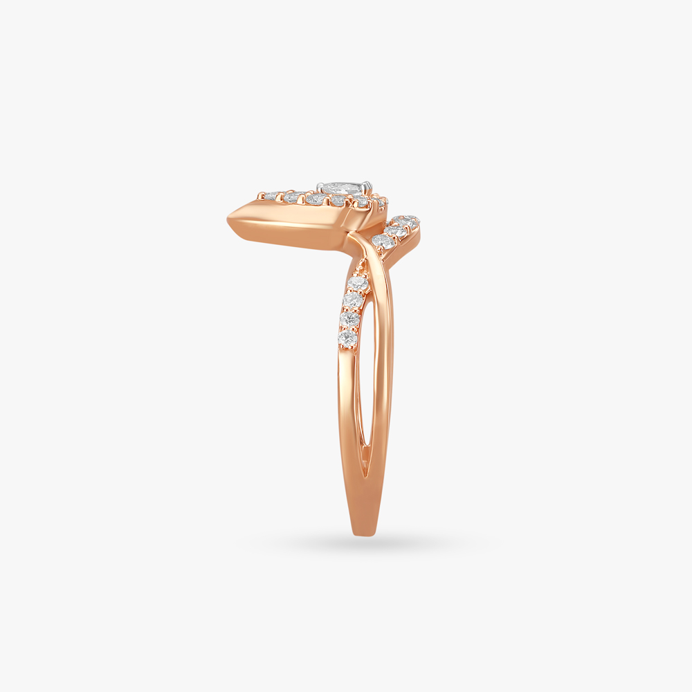 Regal Flame Diamond Finger Ring,,hi-res image number null