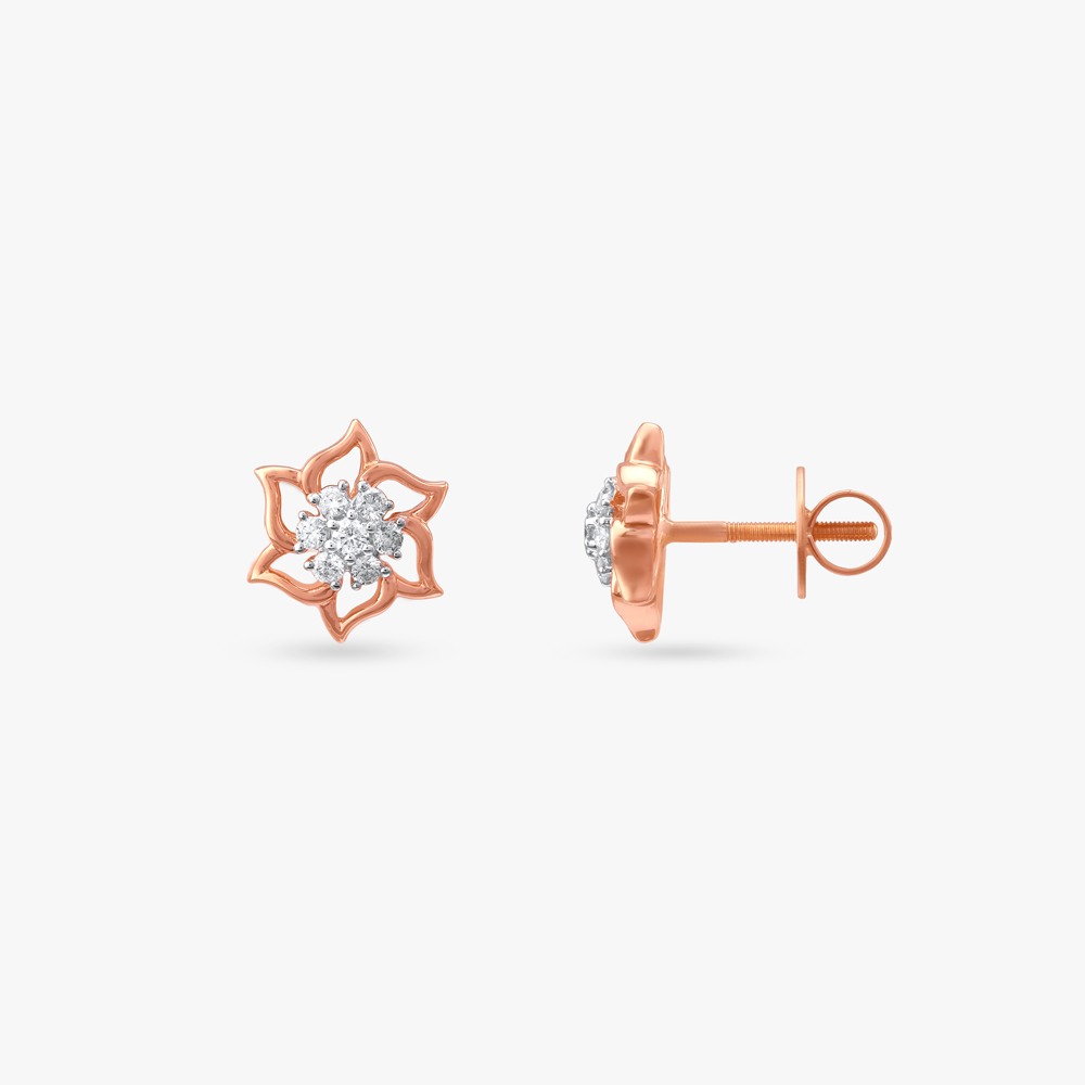 Everbloom Diamond Stud Earrings,,hi-res image number null