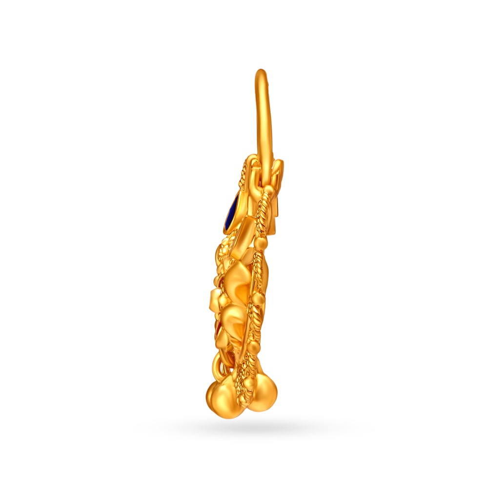 Delicate Gold Nose Pin,,hi-res image number null