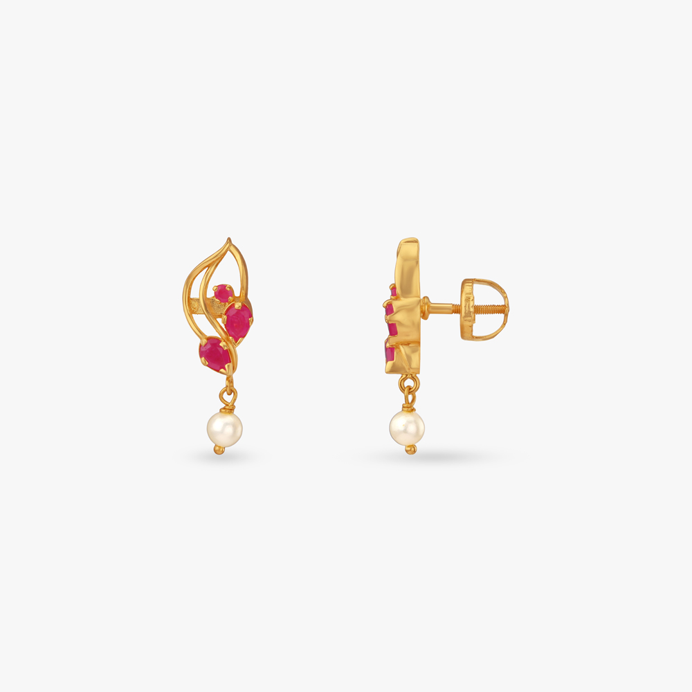 

Eternal Grace Gold Drop Earrings