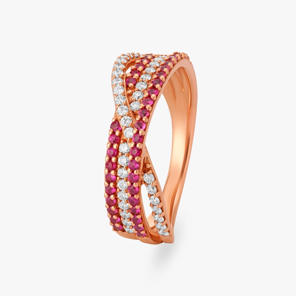 Whimsical Diamond Finger Ring,,hi-res image number null