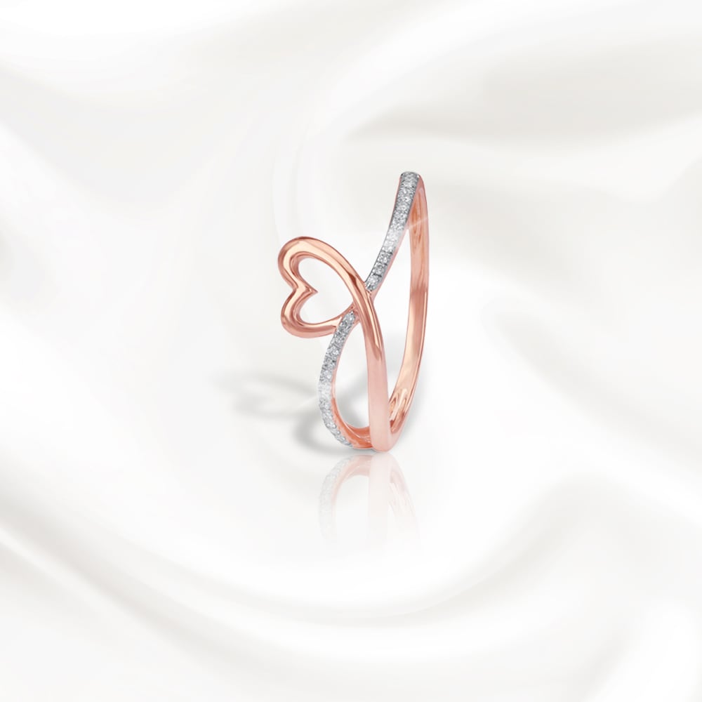 Endless Heart Diamond Ring,,hi-res image number null