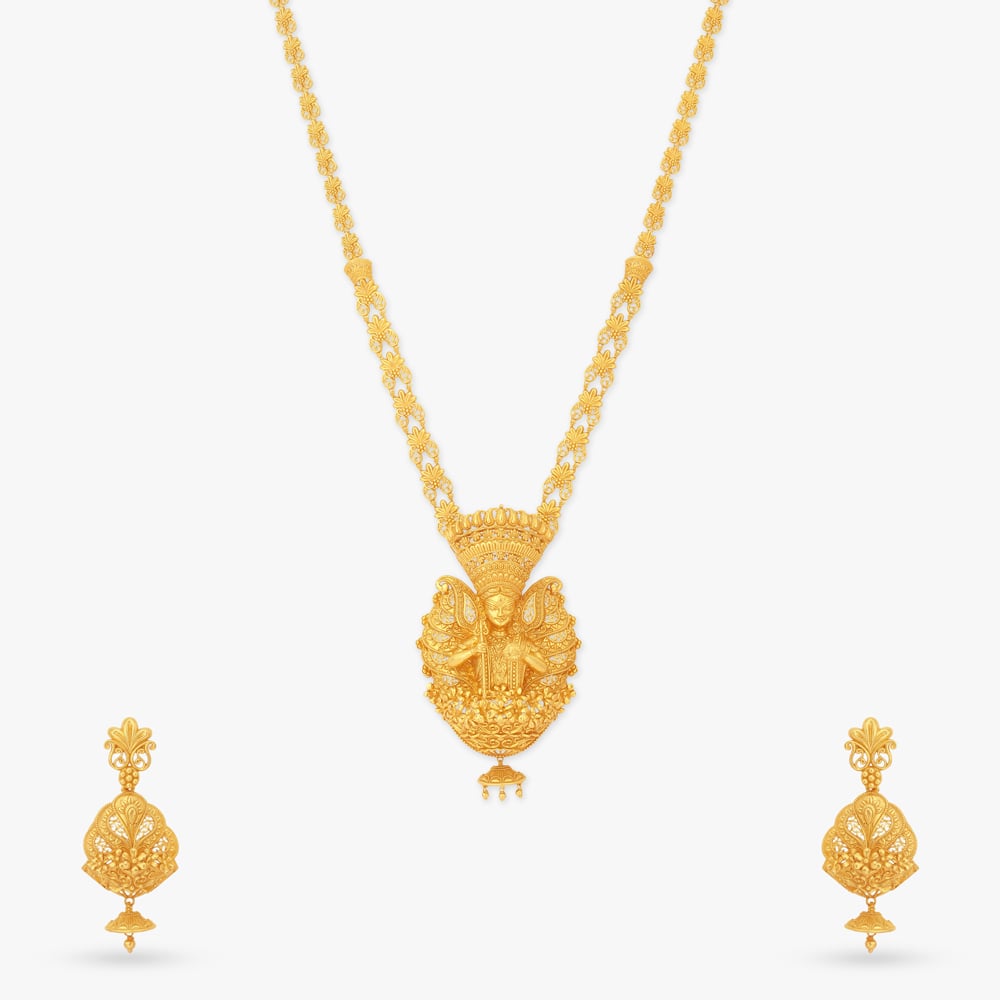 Mahima Gold Sita Haar Set,,hi-res image number null