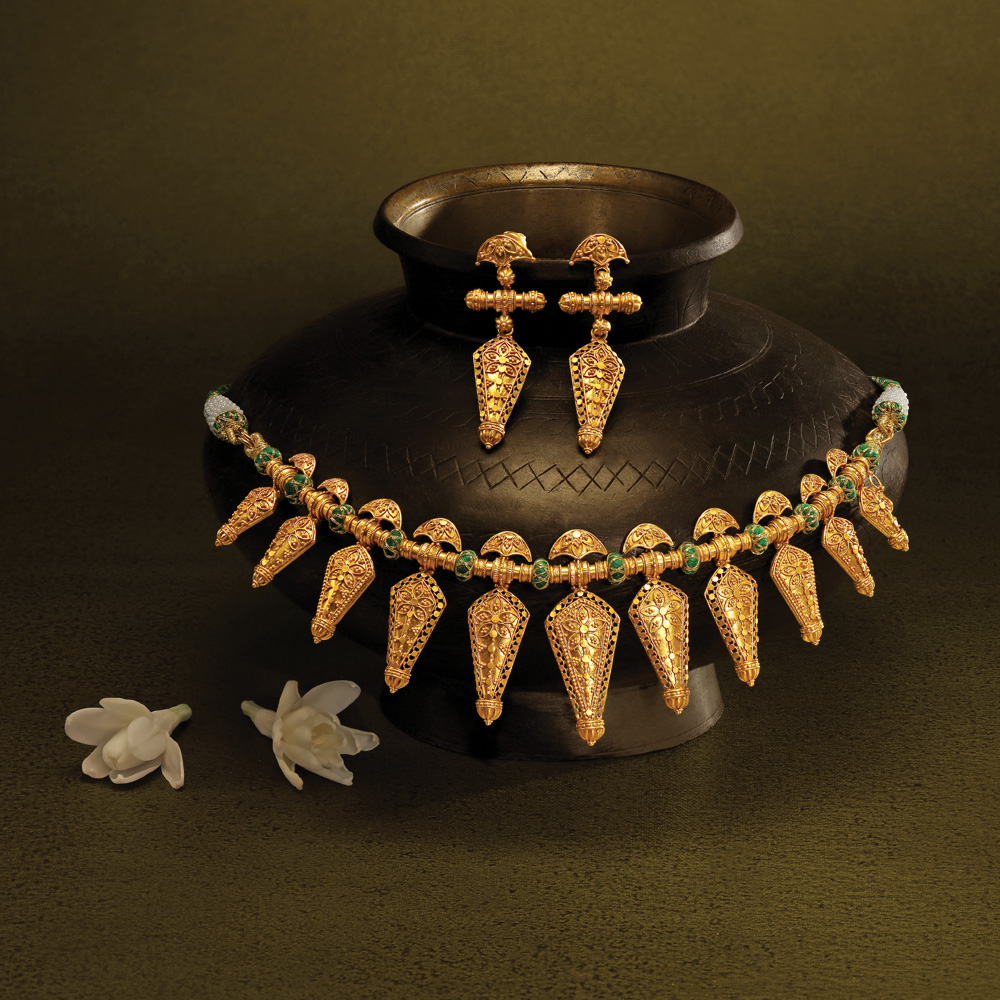 Traditional Regal Gold Jhumkas