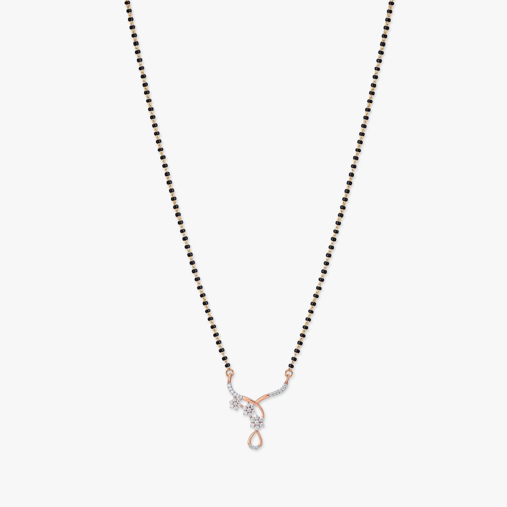 

Floral Flow Diamond Mangalsutra