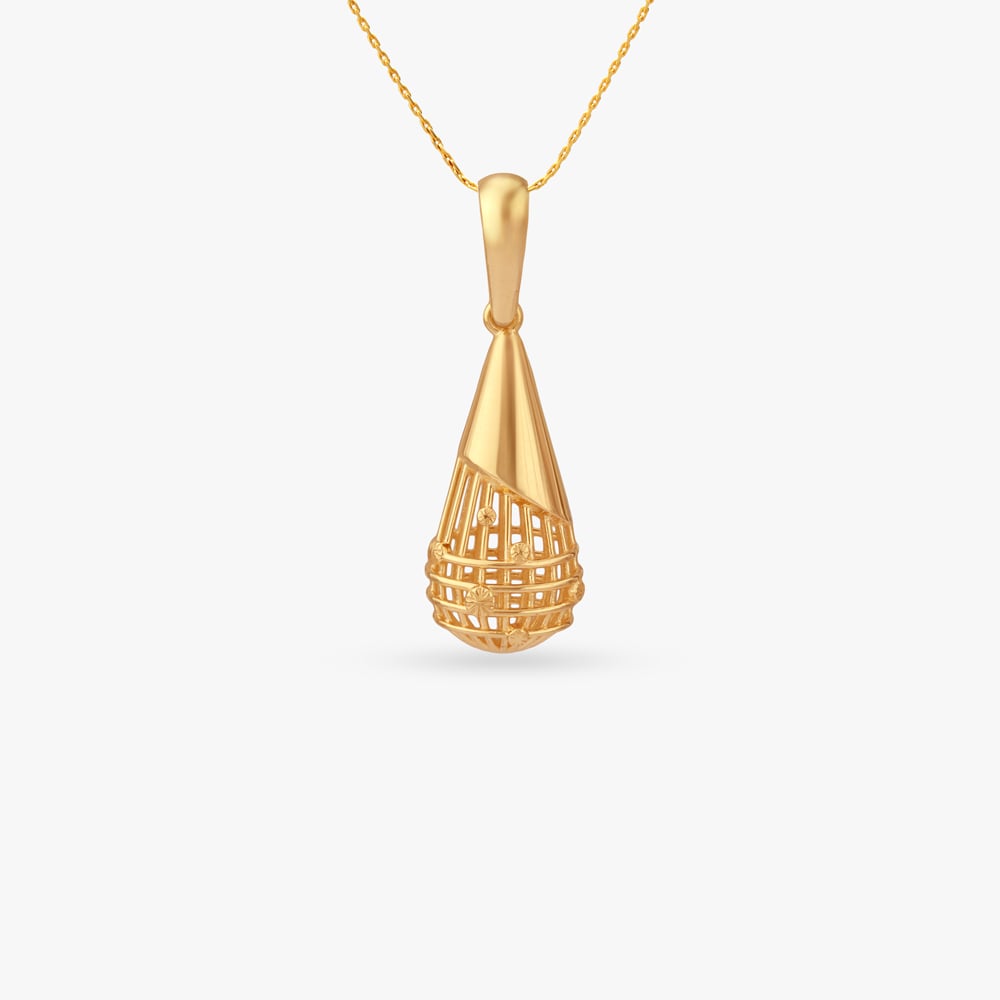 Celestial Grid Gold Pendant and Earrings Set,,hi-res image number null