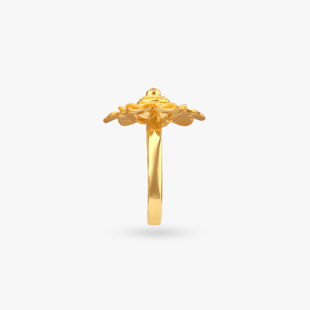 Radiant Bloom Gold Ring,,hi-res image number null