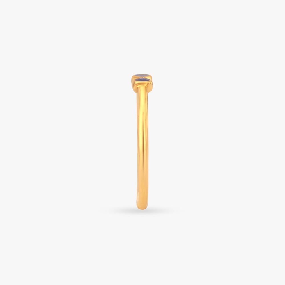 Tiny Bowtie Gold Ring for Kids,,hi-res image number null