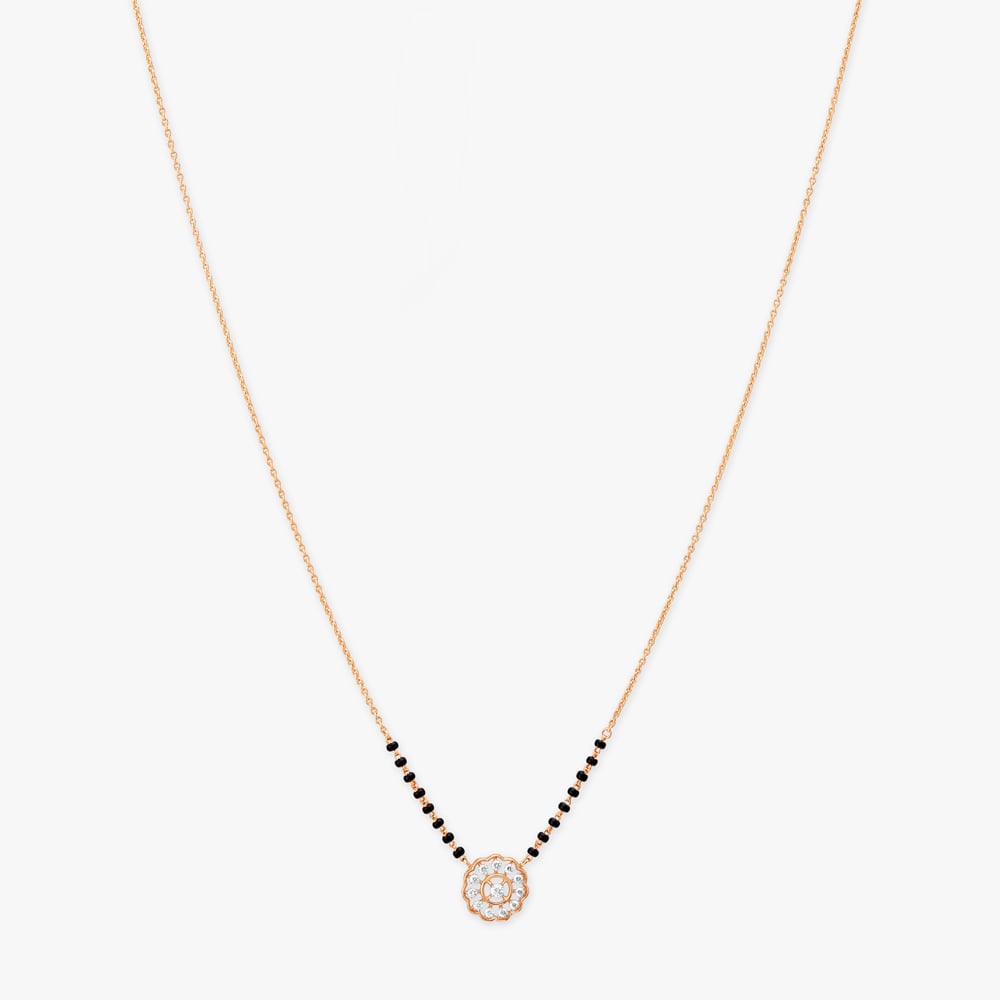 Rosette Orbit Diamond Mangalsutra,,hi-res image number null