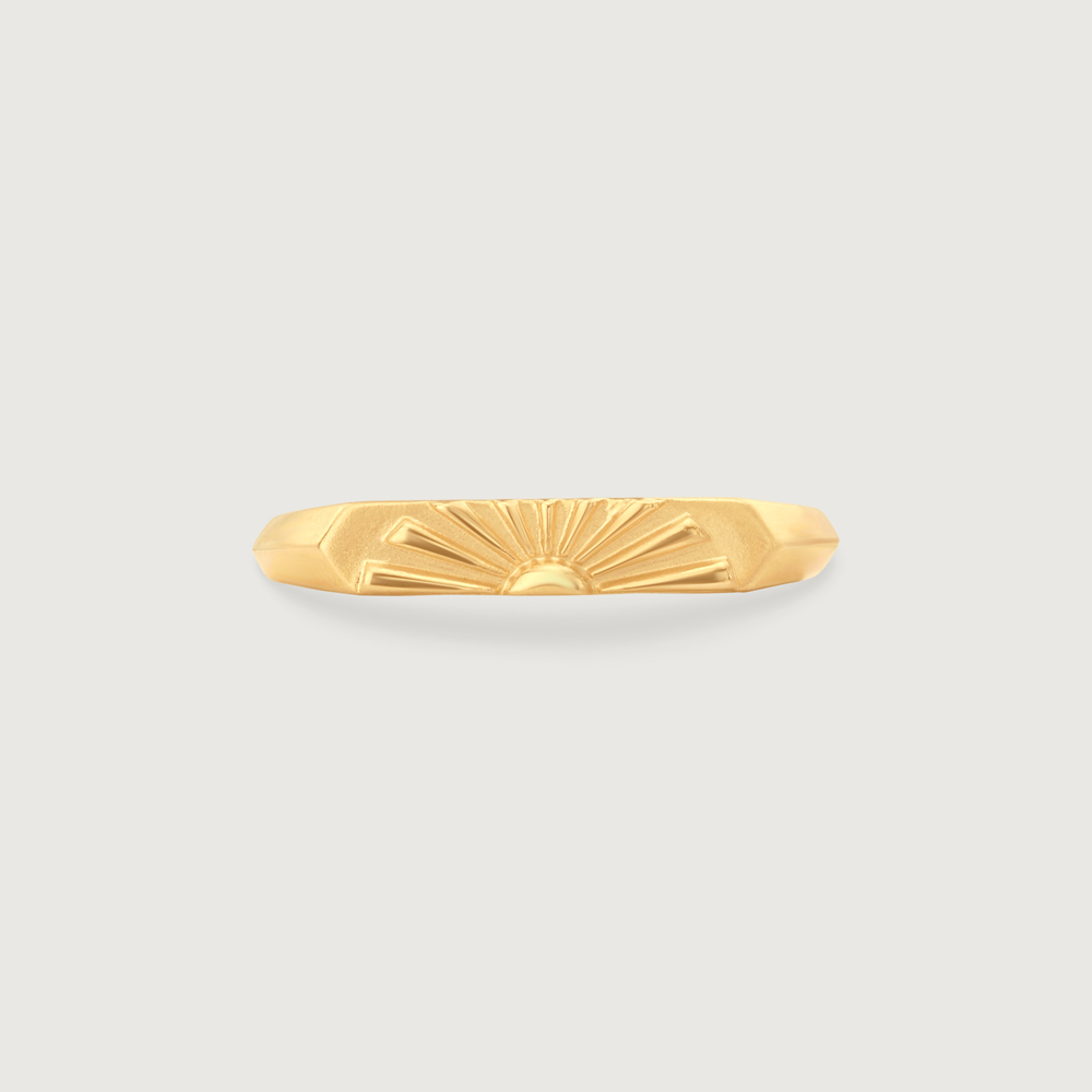 Radiant Minimal Gold Ring,,hi-res image number null