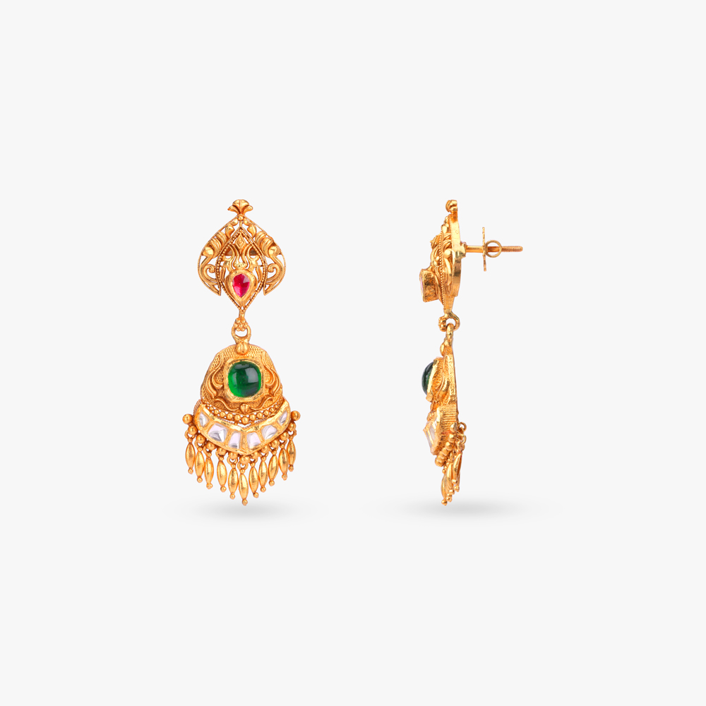Floral Chant Gold Necklace set,,hi-res image number null