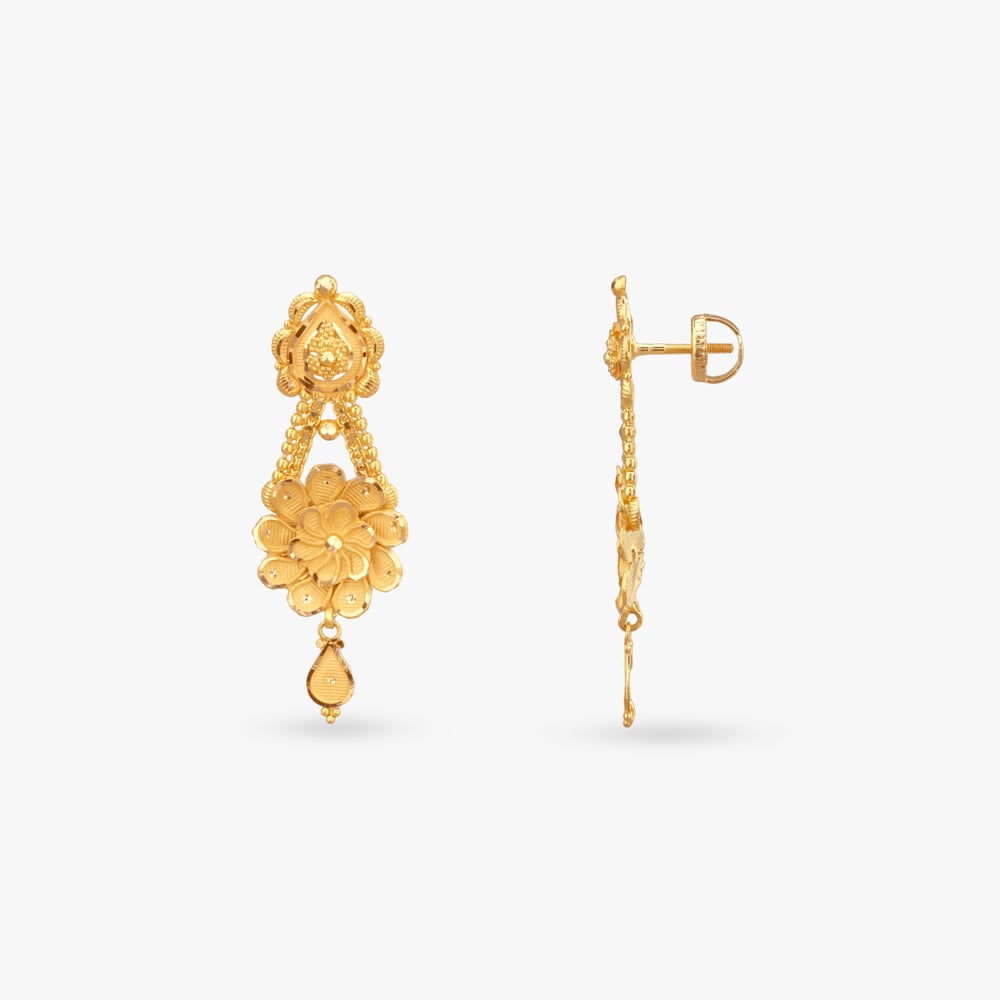Regal Fan Gold Necklace Set,,hi-res image number null