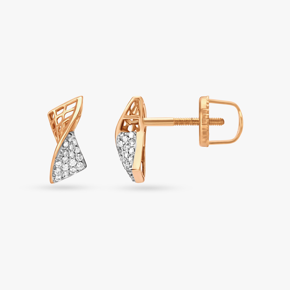 Lovely Geometry Diamond Pendant and Earrings Set,,hi-res image number null