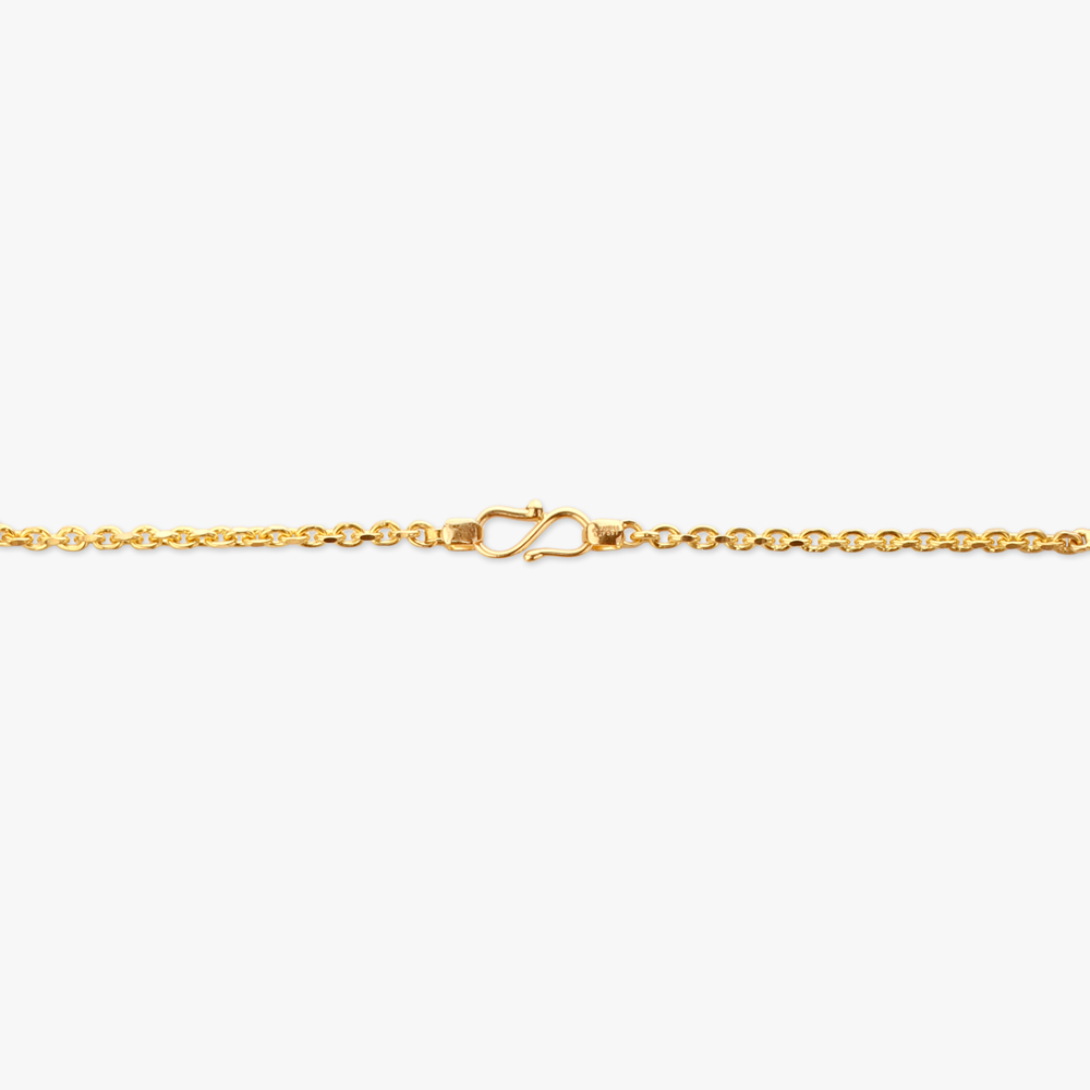 Sleek Harmony Gold Chain for Men,,hi-res image number null