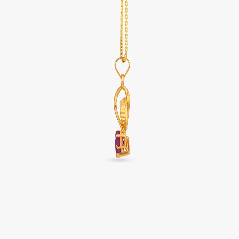 Youthful Radiant Ruby Pendant and Earrings Set,,hi-res image number null