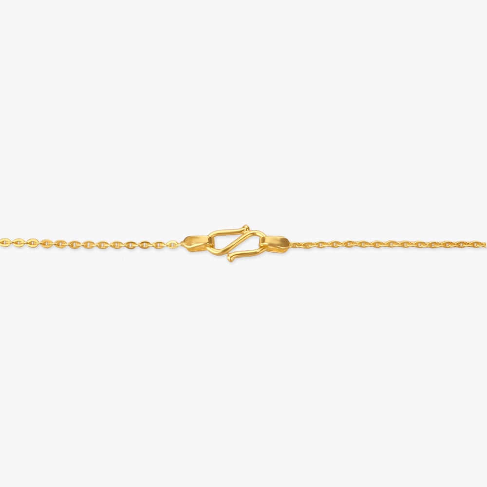 Daisy Drape Gold Pendant with Chain for Kids,,hi-res image number null