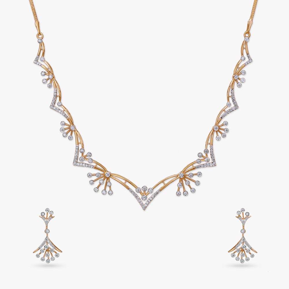 Firework Fantasy Diamond Necklace Set,,hi-res image number null