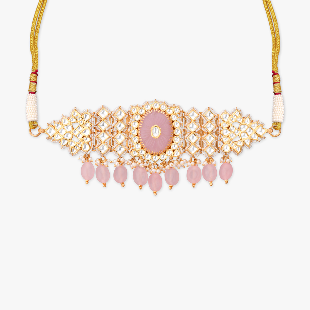 Oval Majesty Gold Necklace Set,,hi-res image number null