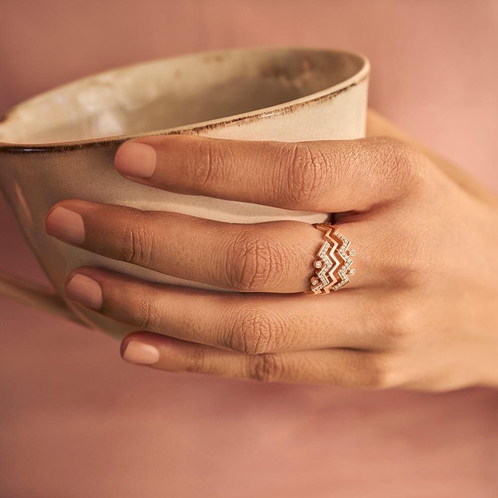 Zipping Through Your Heart Finger Ring,,hi-res image number null