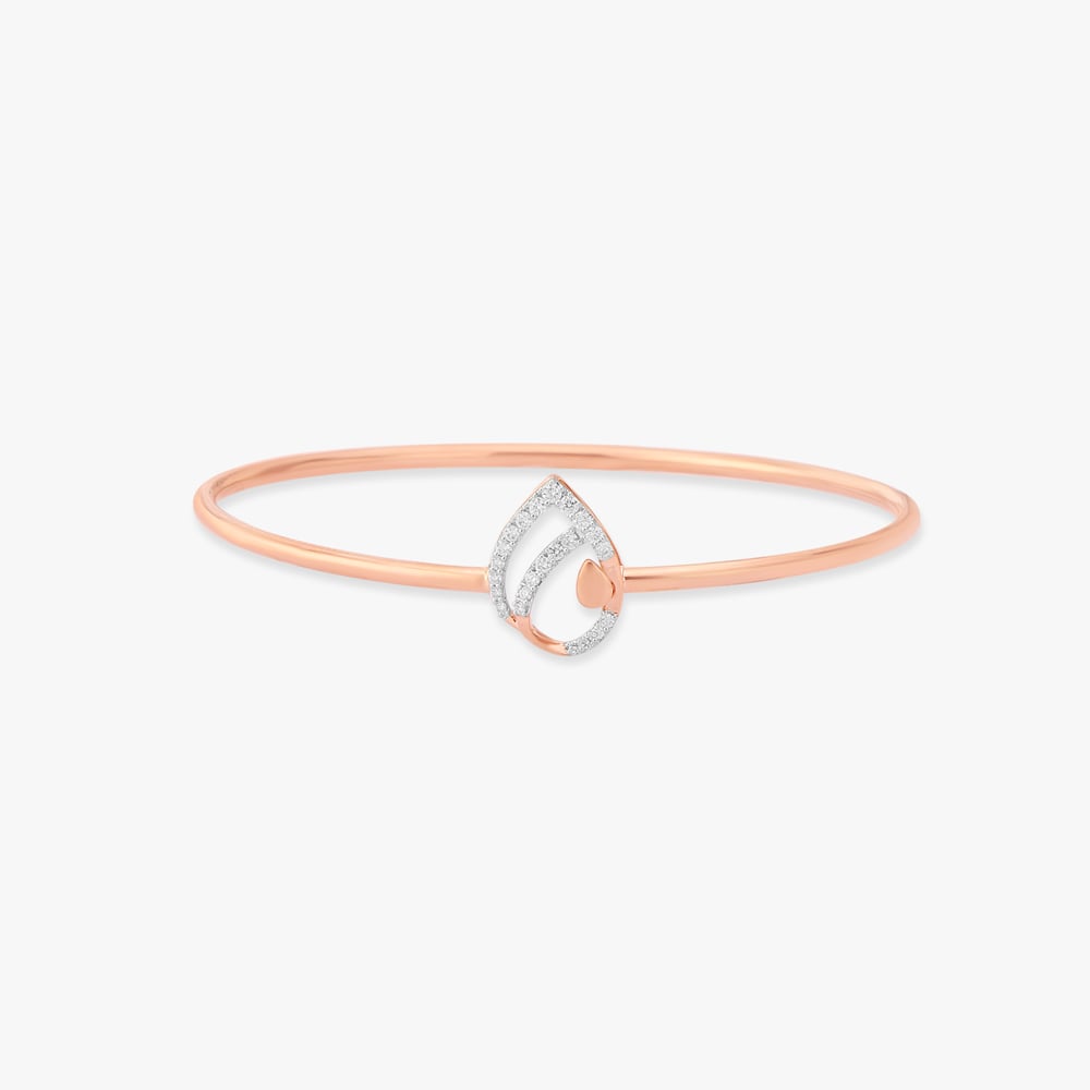 Teardrop Diamond Bangle,,hi-res image number null