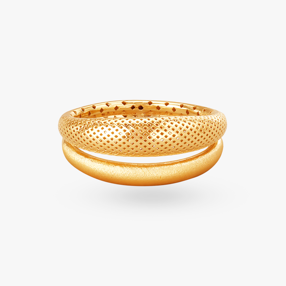 Luxe Layers Gold Finger Ring,,hi-res image number null