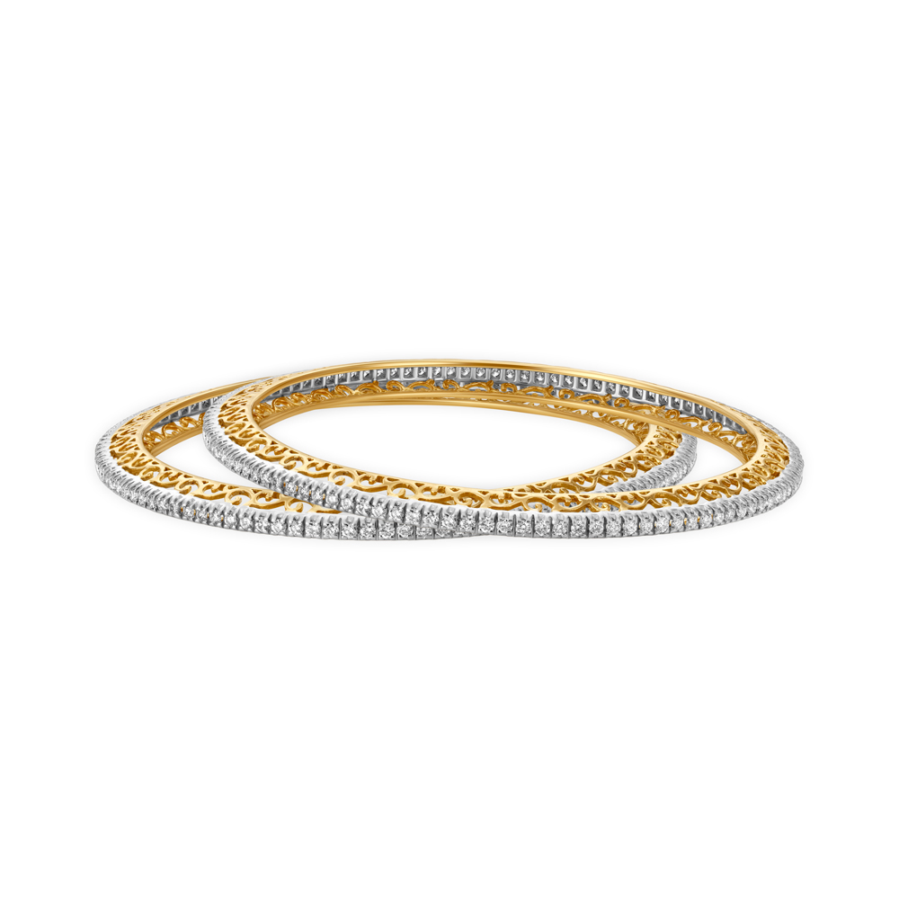 Luxurious Stunning Gold and Diamond Bracelet-sonthuy.vn