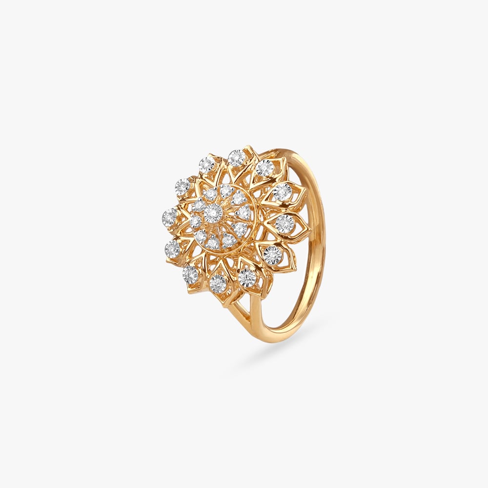 

Cosmic Bloom Diamond Ring
