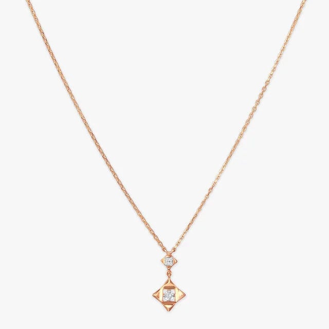 Void Frame Diamond Pendant with Chain,,hi-res image number null