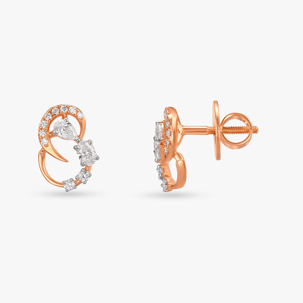 

Eternal Loop Diamond Stud Earrings