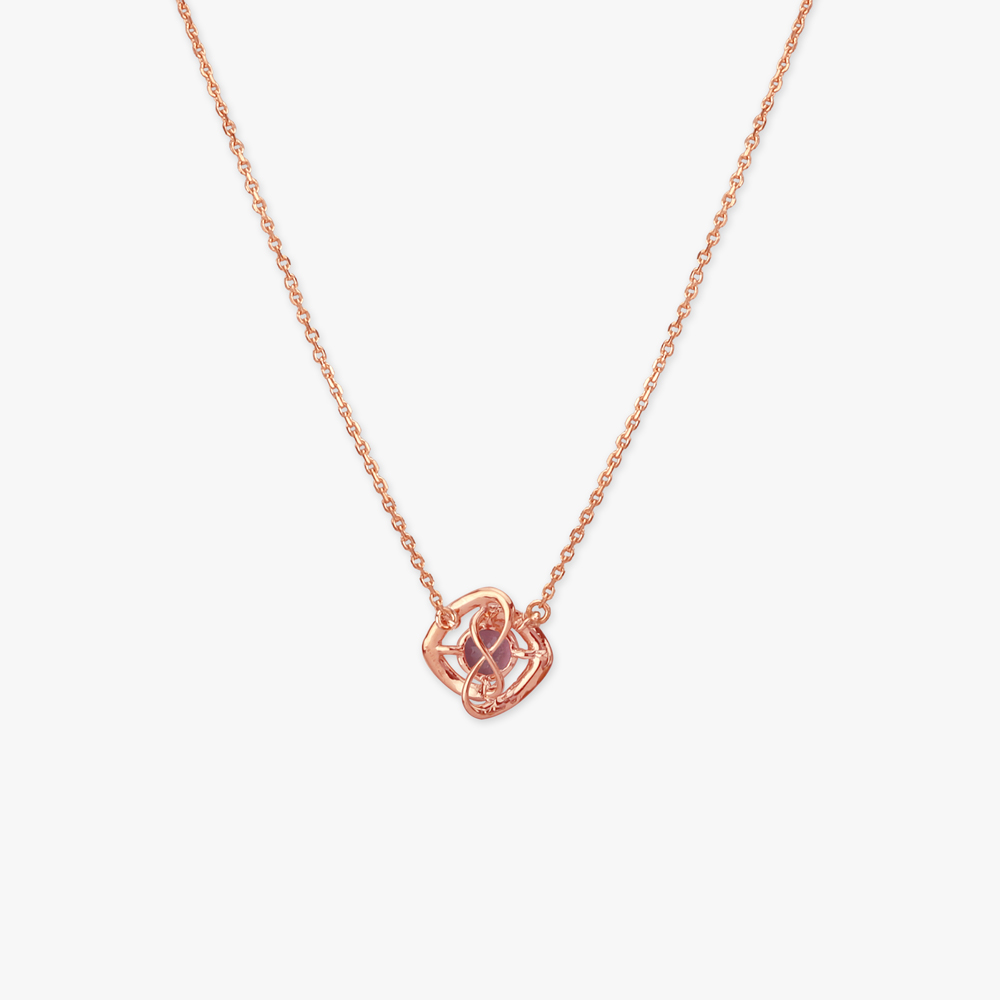 Poppy Pink Diamond Necklace Set,,hi-res image number null