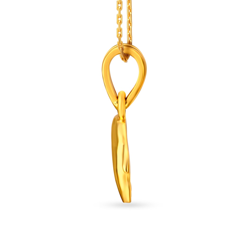 Dolphin Motif Gold Pendant,,hi-res image number null