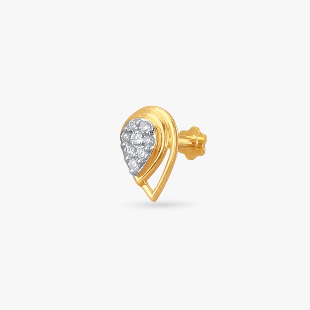 Whisper Dew Diamond Nose Pin,,hi-res image number null