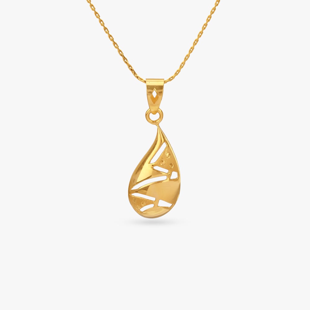 Harmony Flow Gold Pendant,,hi-res image number null
